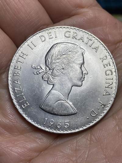 2026年第十三场(总第一百八十二场）外国好品散币场(免佣金) - 英国🇬🇧1965年1克朗(丘吉尔逝世纪念币)
