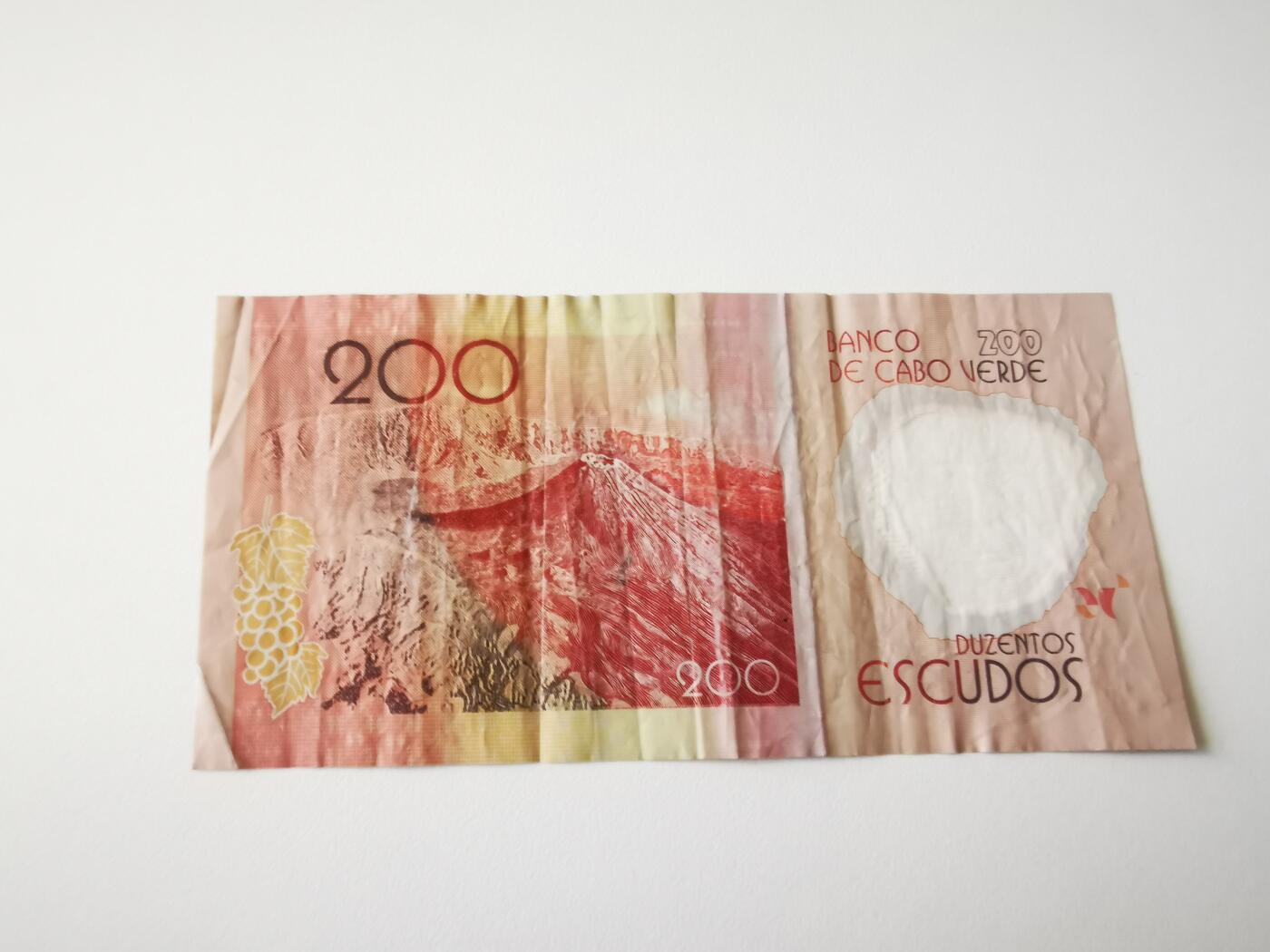 零零发流通品外国纸币拍卖 无佣金 佛得角200