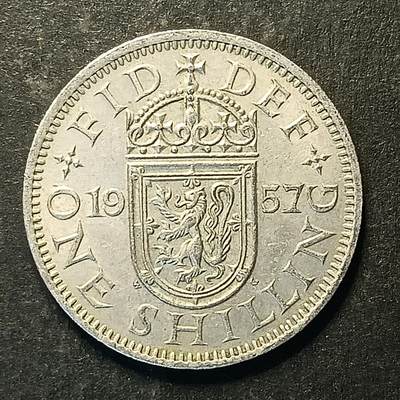 逸泉钱币2026A第五场A各国纸币沙俄散币纪念币系列A702-882 - 708 英国1先令硬币