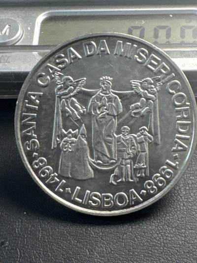 ❤️【币观天下】❤️ 第340期钱币拍卖- 2026.1.23周五晚上6点半场-长期征集拍品 - 葡萄牙1998年银币27克500银