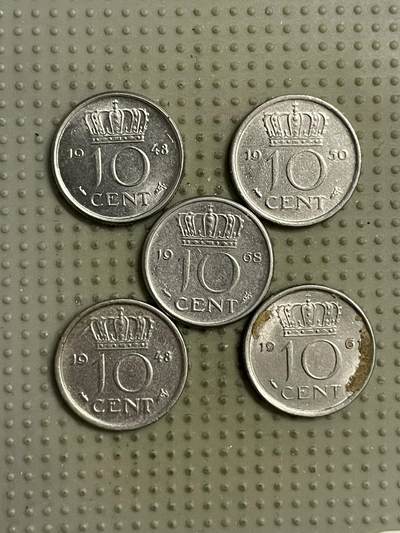 2026年第17场各国散币拍卖（总第167场） - 荷兰10分5枚