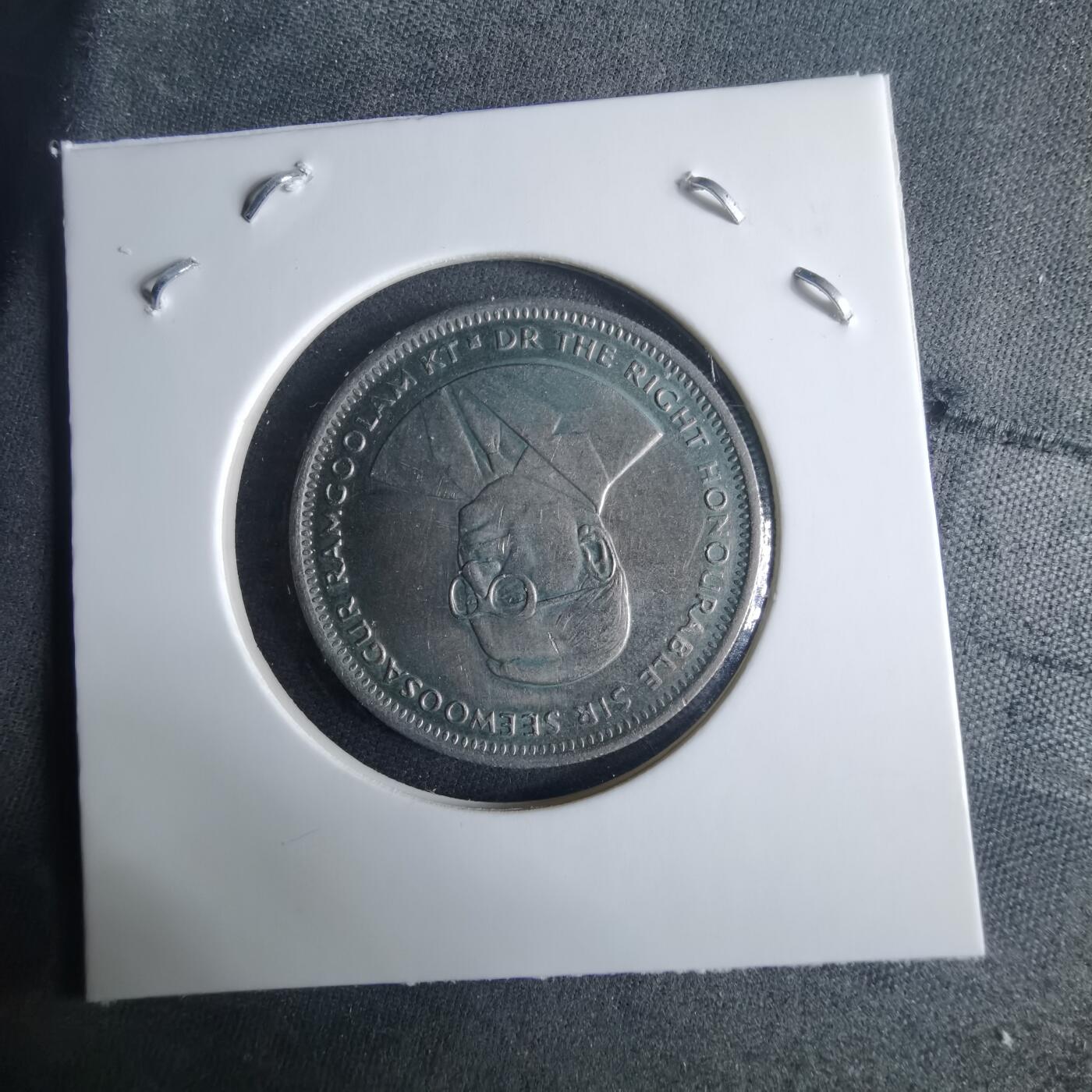 沼泽如烟--第970场 毛里求斯1990年1卢比