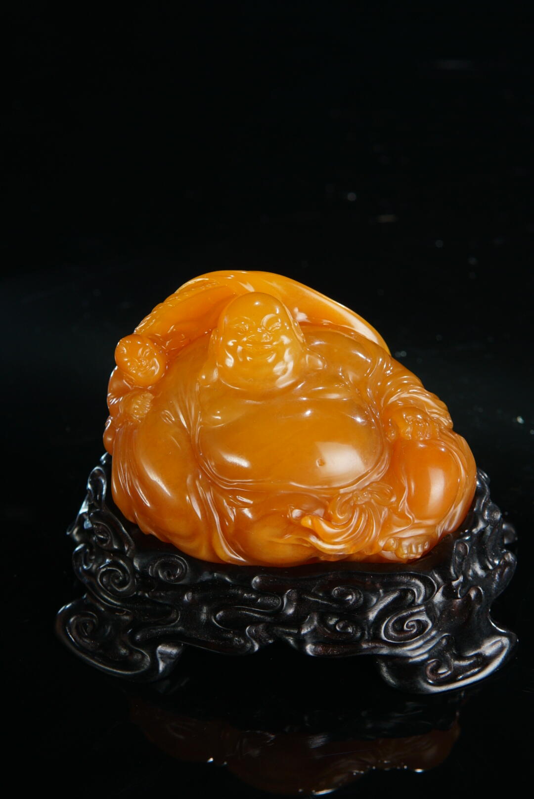 方寸藏珍·寿山田黄印章专场（一） 寿山田黄石《皆大欢喜》摆件