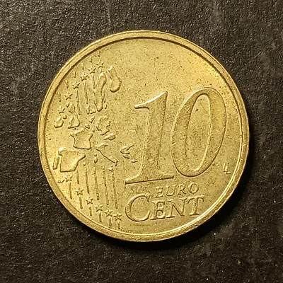 逸泉钱币2026A第五场A各国纸币沙俄散币纪念币系列A702-882 - 744 意大利10欧分黄铜硬币