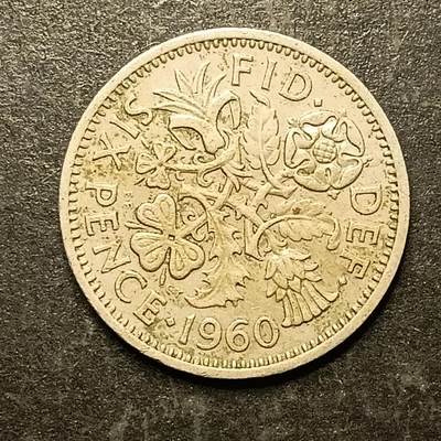 逸泉钱币2026A第五场A各国纸币沙俄散币纪念币系列A702-882 - 784 英国6便士