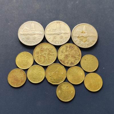 【全场包邮】纯粹捡漏拍496场-持续更新中 - 澳门各年份散币13枚一组