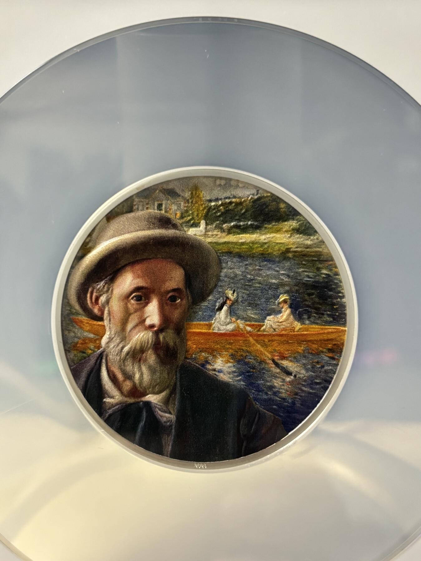 第189期拍卖 库克2024年绘画大师雷诺阿银币NGC-PF70首无盒无证书，9999银，发行999枚