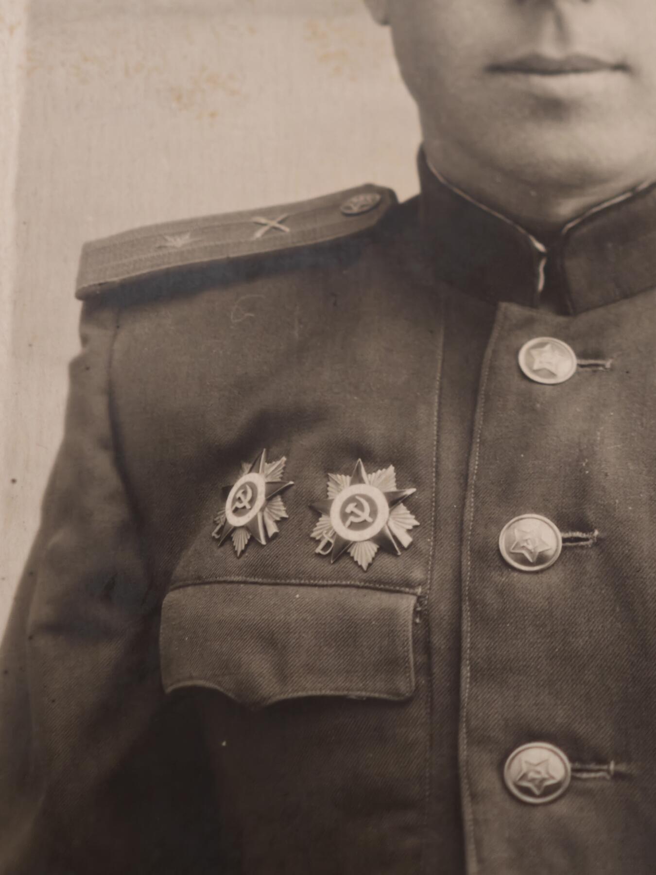 橙子收藏第一期 苏联卫国战争炮兵少校阿列克谢耶夫·伊万·赫里斯托福罗维奇 官方认证肖像照