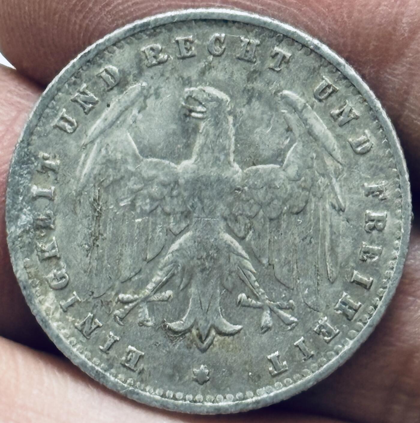 文馨钱币收藏 2026新年第四场（第 290 场）【长期接代拍品】 1923 年魏玛共和国 200 马克 A 版独年份