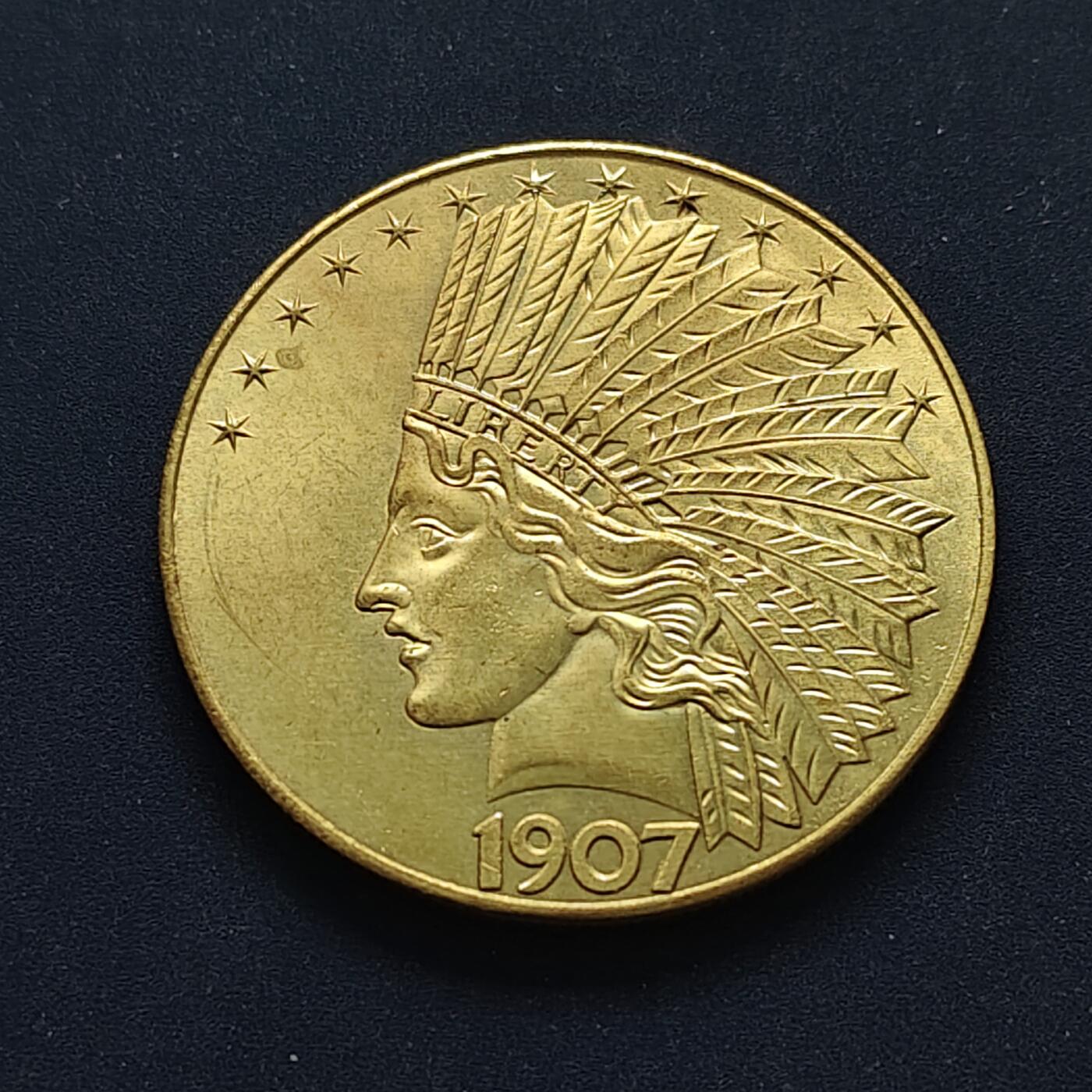 【全场包邮】纯粹捡漏拍496场-持续更新中 【纪念章】仿制美国10元飞鹰纪念章