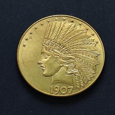 【全场包邮】纯粹捡漏拍496场-持续更新中 - 【纪念章】仿制美国10元飞鹰纪念章