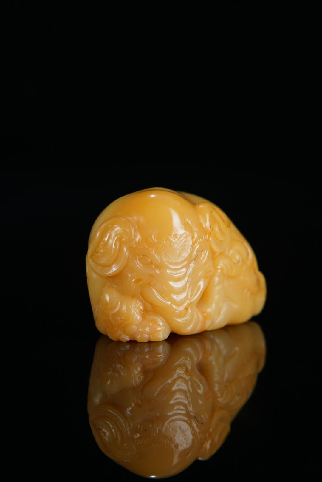 方寸藏珍·寿山田黄印章专场（一） 寿山田黄石《太平有象》摆件