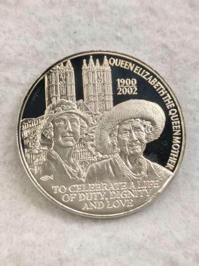 G&W世界散币，银币处理专场（第44场） - 福克兰2002年50便士  伊丽莎白王太后逝世  克朗型