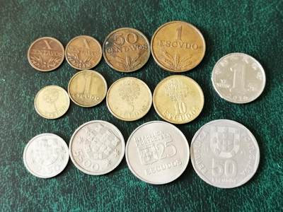 零零发外国硬币拍卖 无佣金 - 葡萄牙一套
