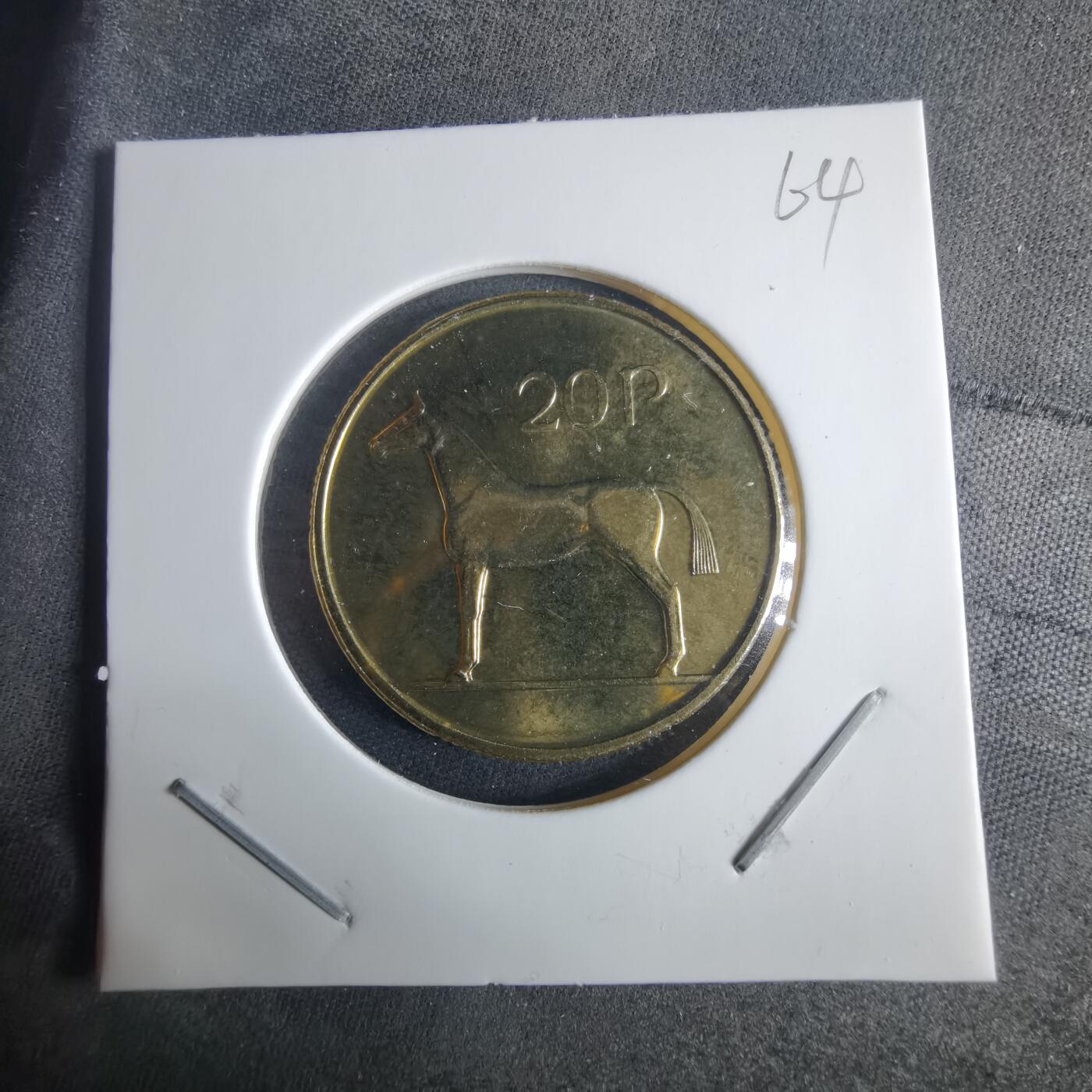 沼泽如烟--第970场 爱尔兰1998年20便士