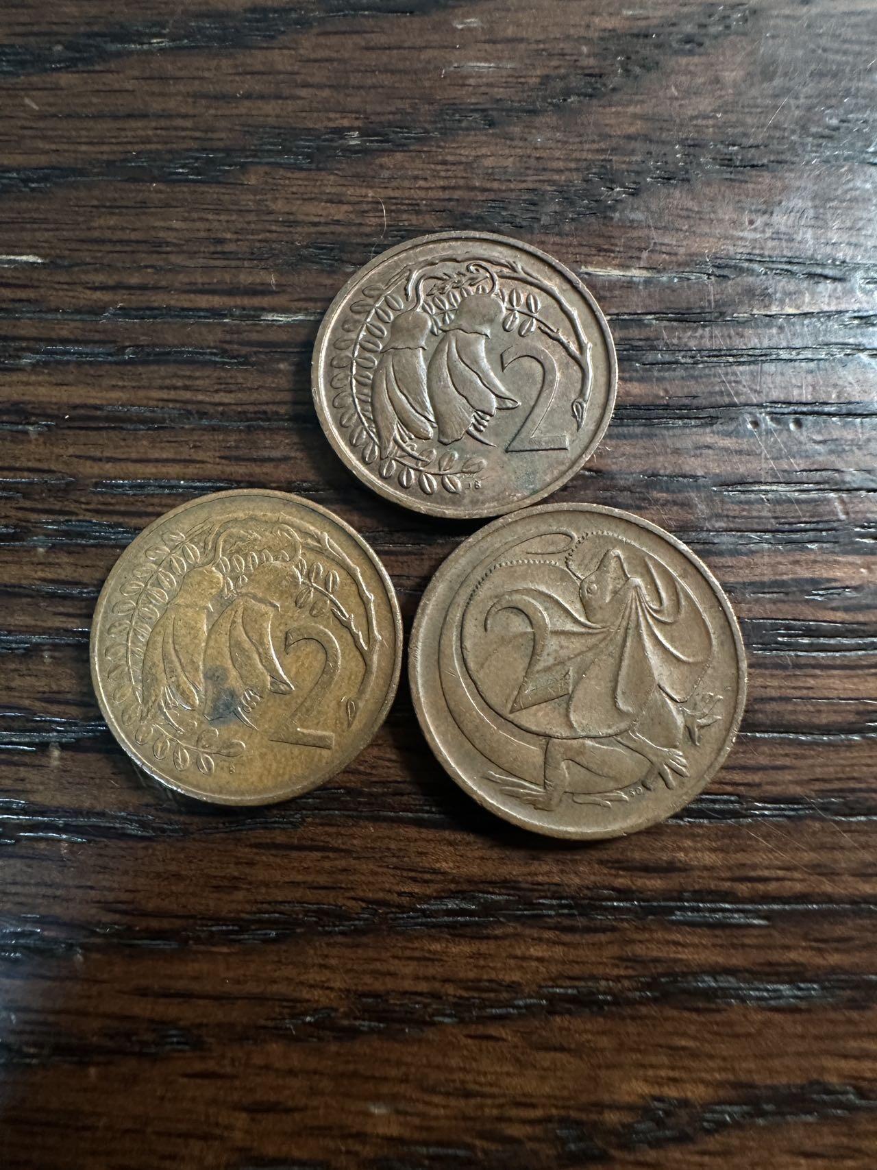 蒂克钱币- 第56场 外国散币免佣金限时拍 新西兰 澳大利亚硬币三枚