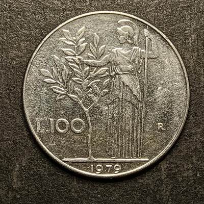 逸泉钱币2026A第五场A各国纸币沙俄散币纪念币系列A702-882 - 831 意大利100里拉种植女神