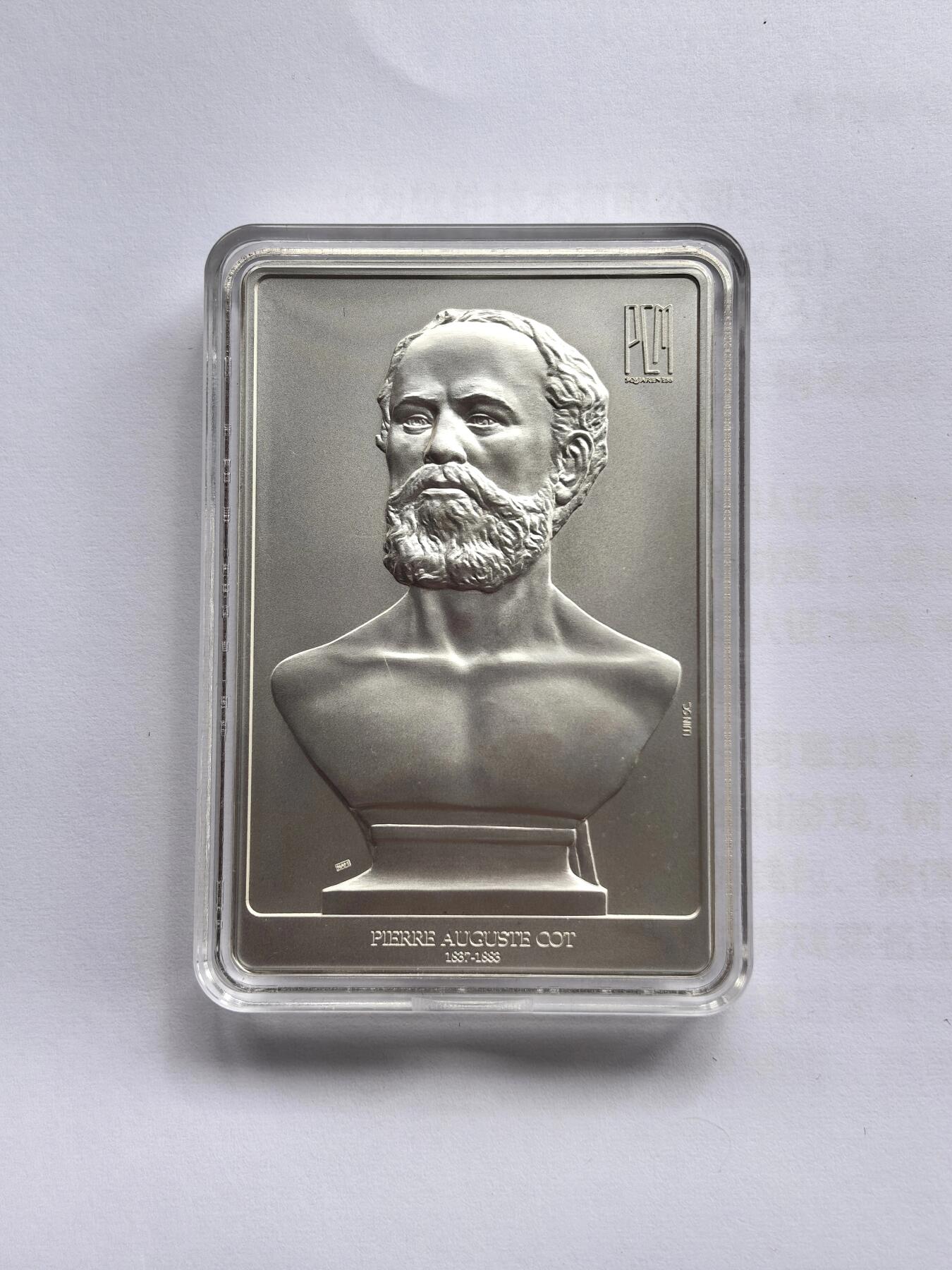 博洋堂世界钱币拍卖第158期（全场包邮） （稀少）2024年中国NAMI出品普制银章 名画-春光 3盎司999银 发行量：88 盒证全