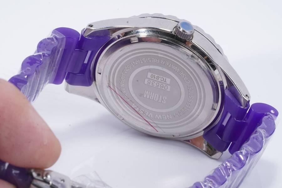 上海都达杂项专场五（全场包邮） STORM牌 紫色石英手表（正常能走）