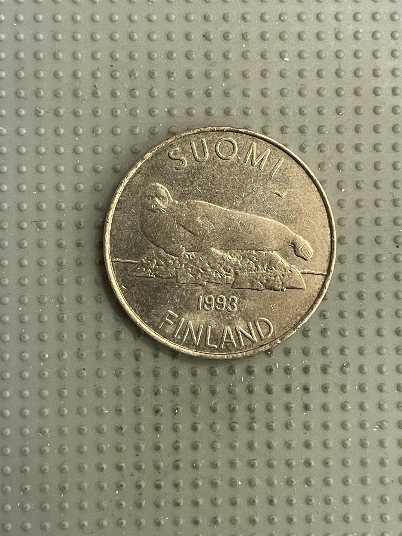 2026年第16场各国散币拍卖（总第166场） 芬兰1993年5马克
