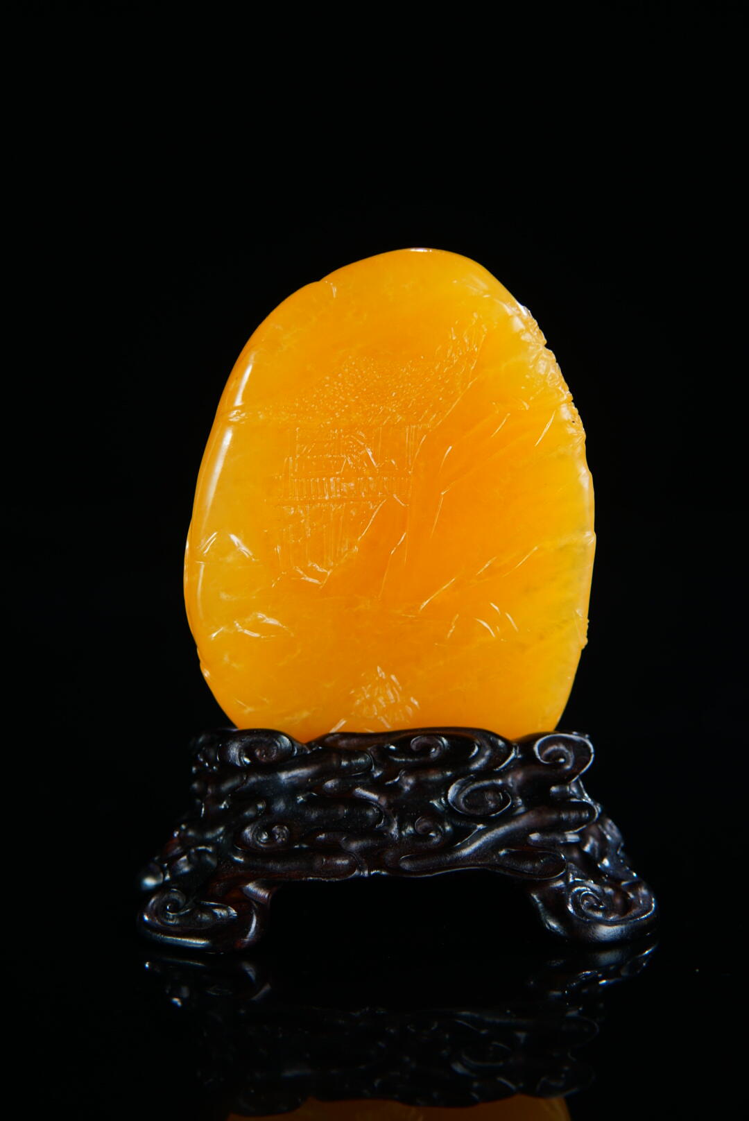 方寸藏珍·寿山田黄印章专场（一） 寿山田黄石《乘舟访友图》摆件