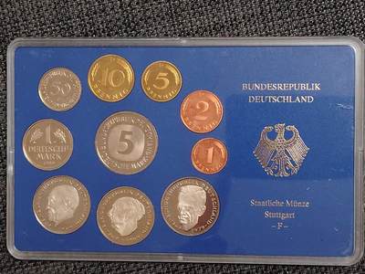 布加迪🐬～世界钱币(上海)🌾第 271 期 /  各国套币和散币 - 德国🇩🇪 1986年 10枚精致套币