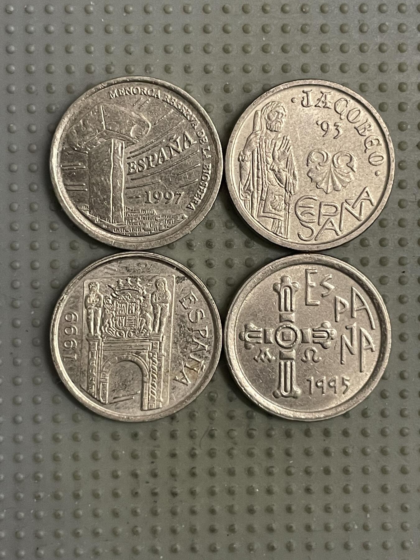 2026年第16场各国散币拍卖（总第166场） 西班牙5比赛塔纪念币4枚