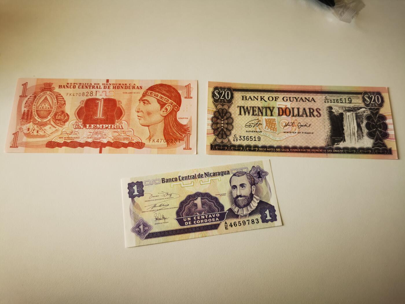 零零发流通品外国纸币拍卖 无佣金 全新