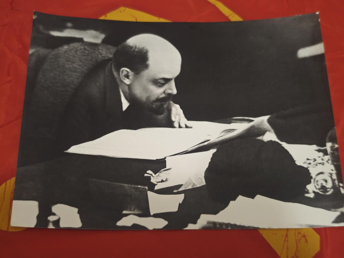 橙子收藏第一期 1969年官方复刻版 列宁在俄共（布）九大主席团会议纪实照片（1920年原版影像）   