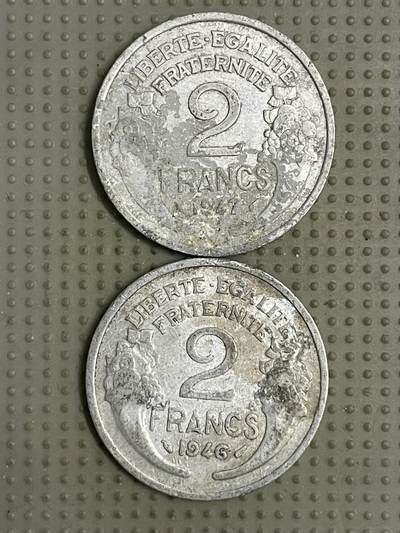 2026年第17场各国散币拍卖（总第167场） - 法国2法郎2枚