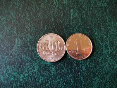零零发外国硬币拍卖 无佣金 - 日本昭和59年500日元