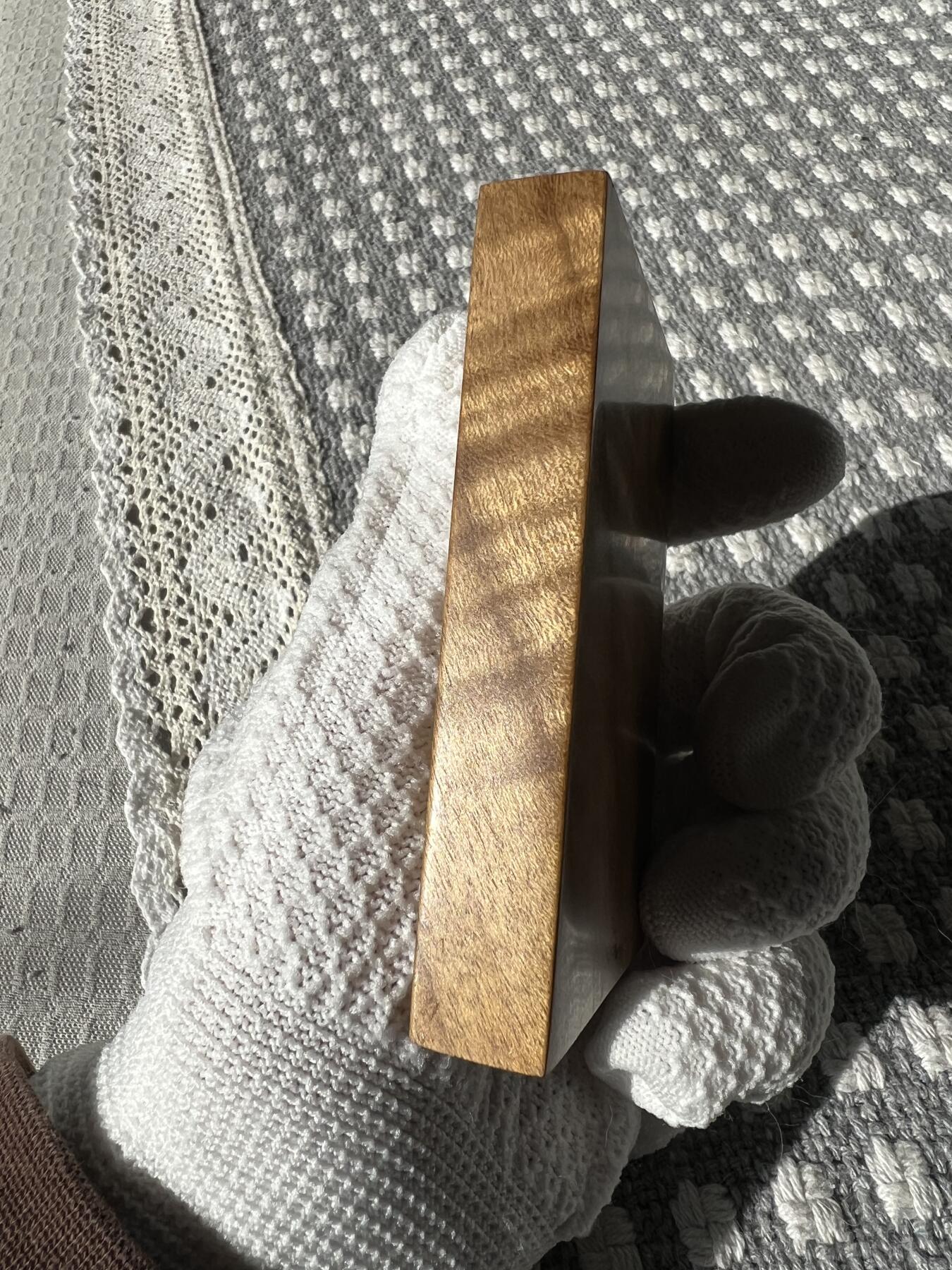 零元拍：B40金丝楠平安无事牌，3D立体水波香喷喷的小金砖，金光闪闪，92.8/64/15MM