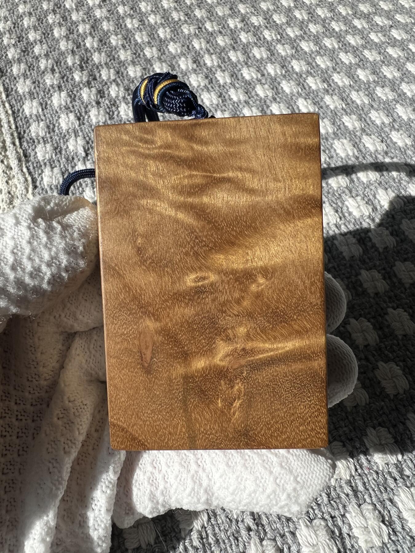 零元拍：B20金丝楠平安无事牌，3D立体水波香喷喷的小金砖，金光闪闪，78.8/52/13MM