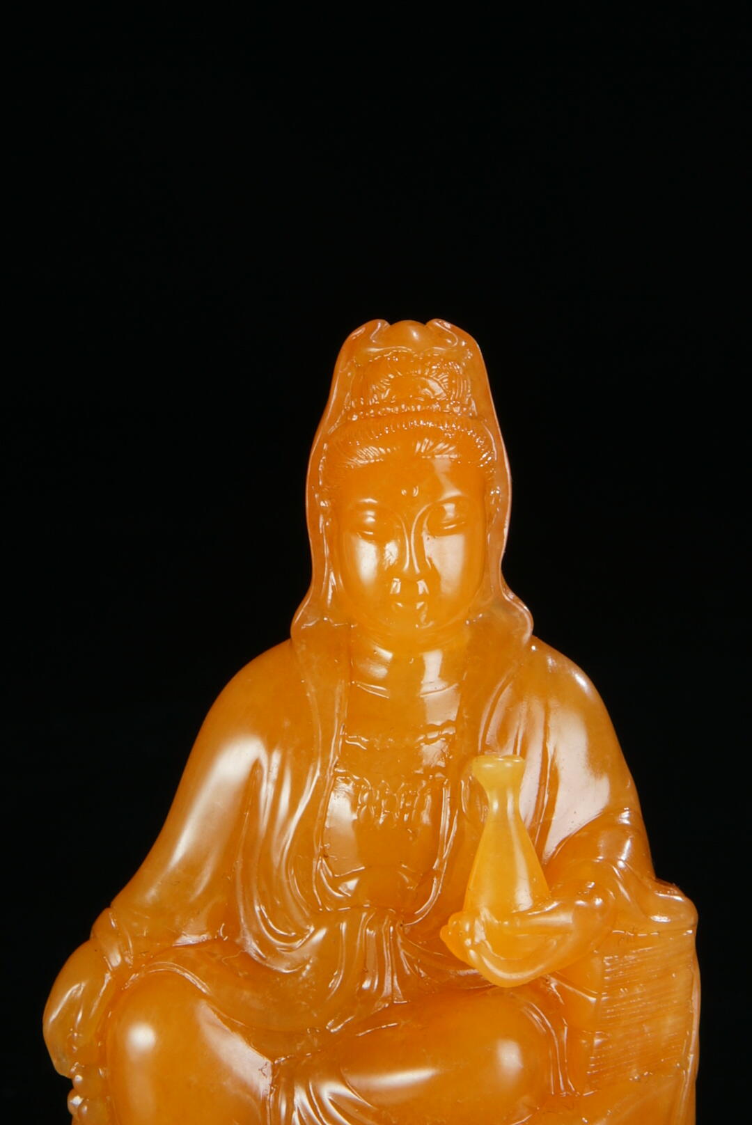 方寸藏珍·寿山田黄印章专场（一） 寿山田黄石《观音》摆件