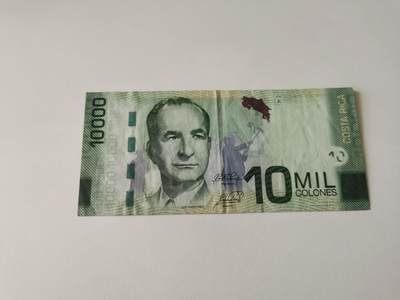 零零发流通品外国纸币拍卖 无佣金 - 哥斯达黎加10000