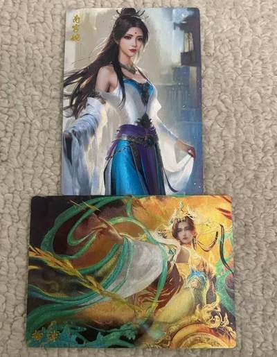 春节前倒数第三场！！龙虎卡牌-七三场（满200元包邮，无佣金，每周六结拍，欢迎送拍） - 粗闪2张 奇点 柳神&南宫婉