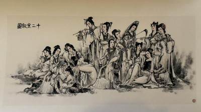 月落卡牌大清仓第5期 - 文轩出品  红楼十二金钗   卷轴一副