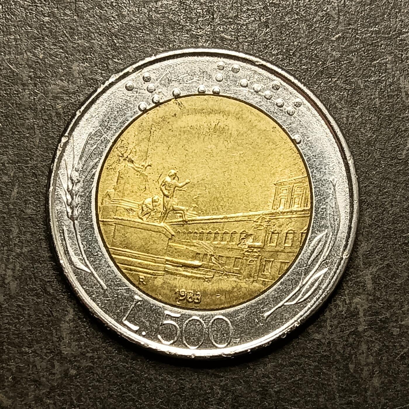 逸泉钱币2026A第五场A各国纸币沙俄散币纪念币系列A702-882 826 意大利500里拉双色币