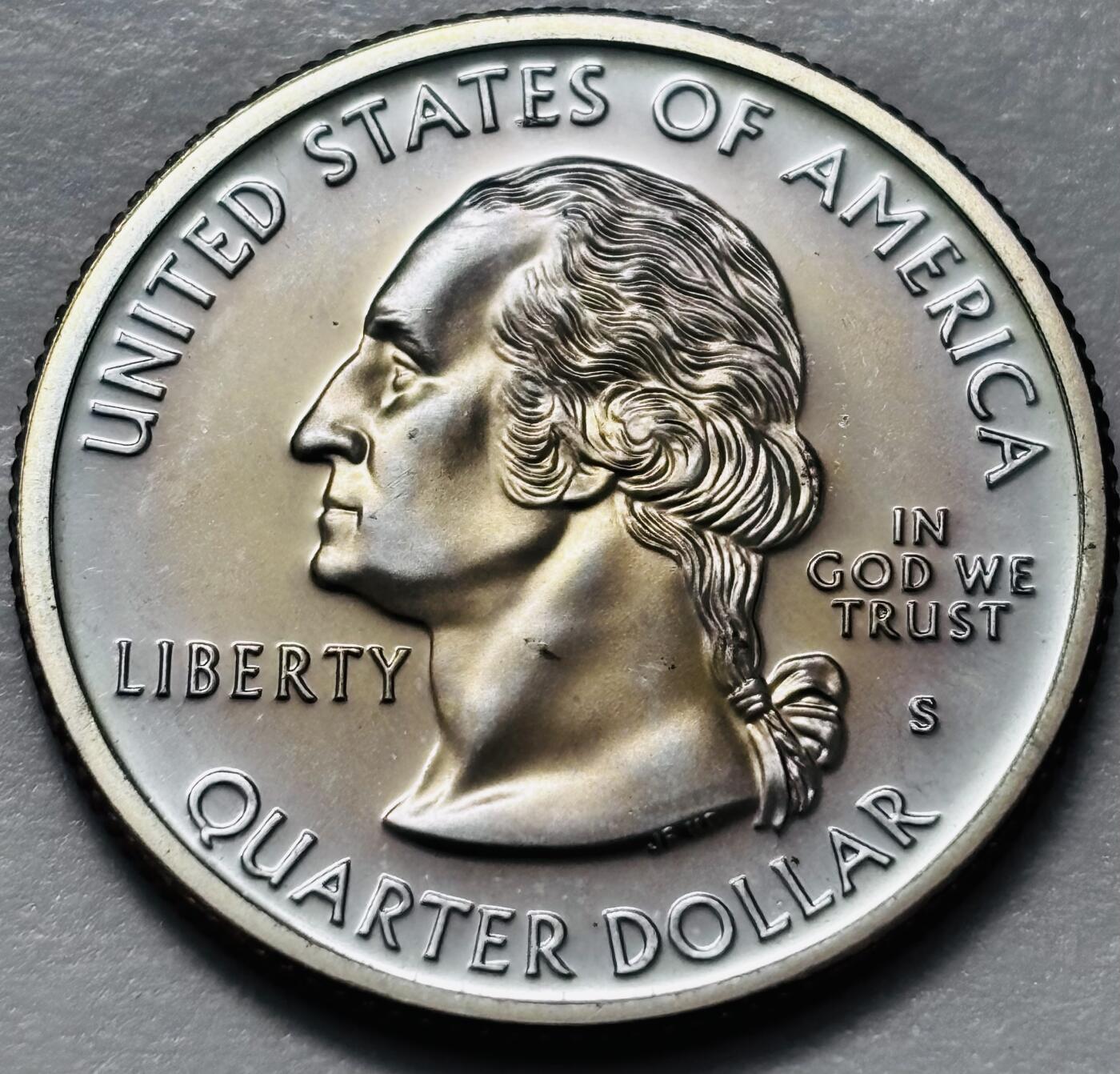 文馨钱币收藏 2026新年第四场（第 290 场）【长期接代拍品】 全新1999年美国宾夕法尼亚州25美分精制币