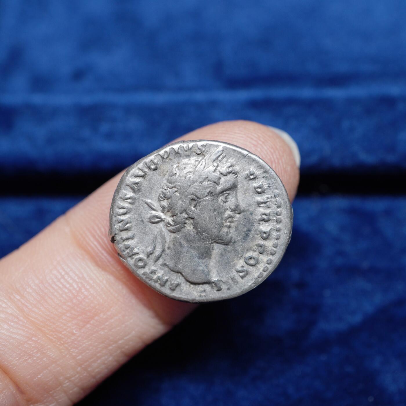 琋语集藏2026年02月欧洲古典打制币拍卖 古罗马帝国安东尼.庇护与马克.奥勒留传位1第纳里银币