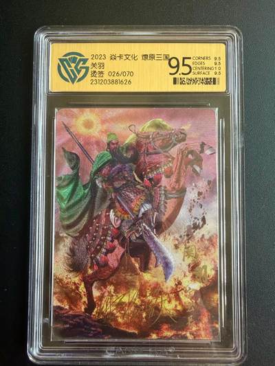 NO.22 好又多金牌大场，年前倒数第3期！每周一站式配齐，方便凑单！（周6晚9点截拍，卖家送拍0抽成！） - 【26/70编烫签】焱卡文化 燎原三国 胡子怪兽 关羽 烫签 9.5