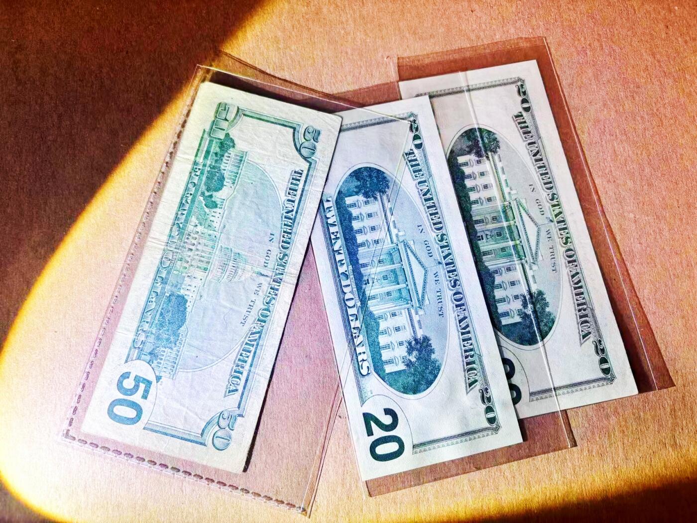 【Blue Auction】世界纸币精拍第778期——18级TOP拍卖/信誉/品质/专业/高效💫 【一组3张 含AAA冠补号无47】美国 1996年20-50美金 品相如图 （20美金补号UNC品相）