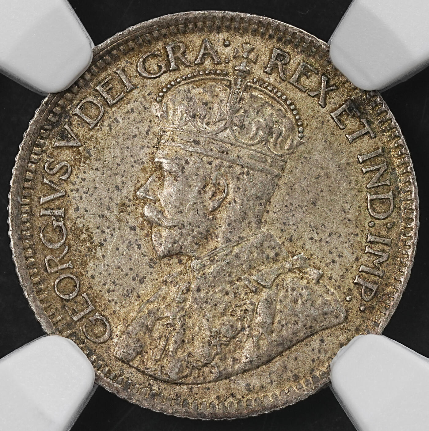 修遠堂世界钱币第102期 NGC XF45 1918年加拿大10分银币，盒子年份标识有误