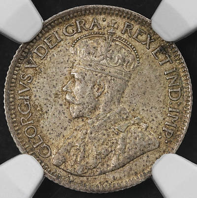 修遠堂世界钱币第102期 - NGC XF45 1918年加拿大10分银币，盒子年份标识有误