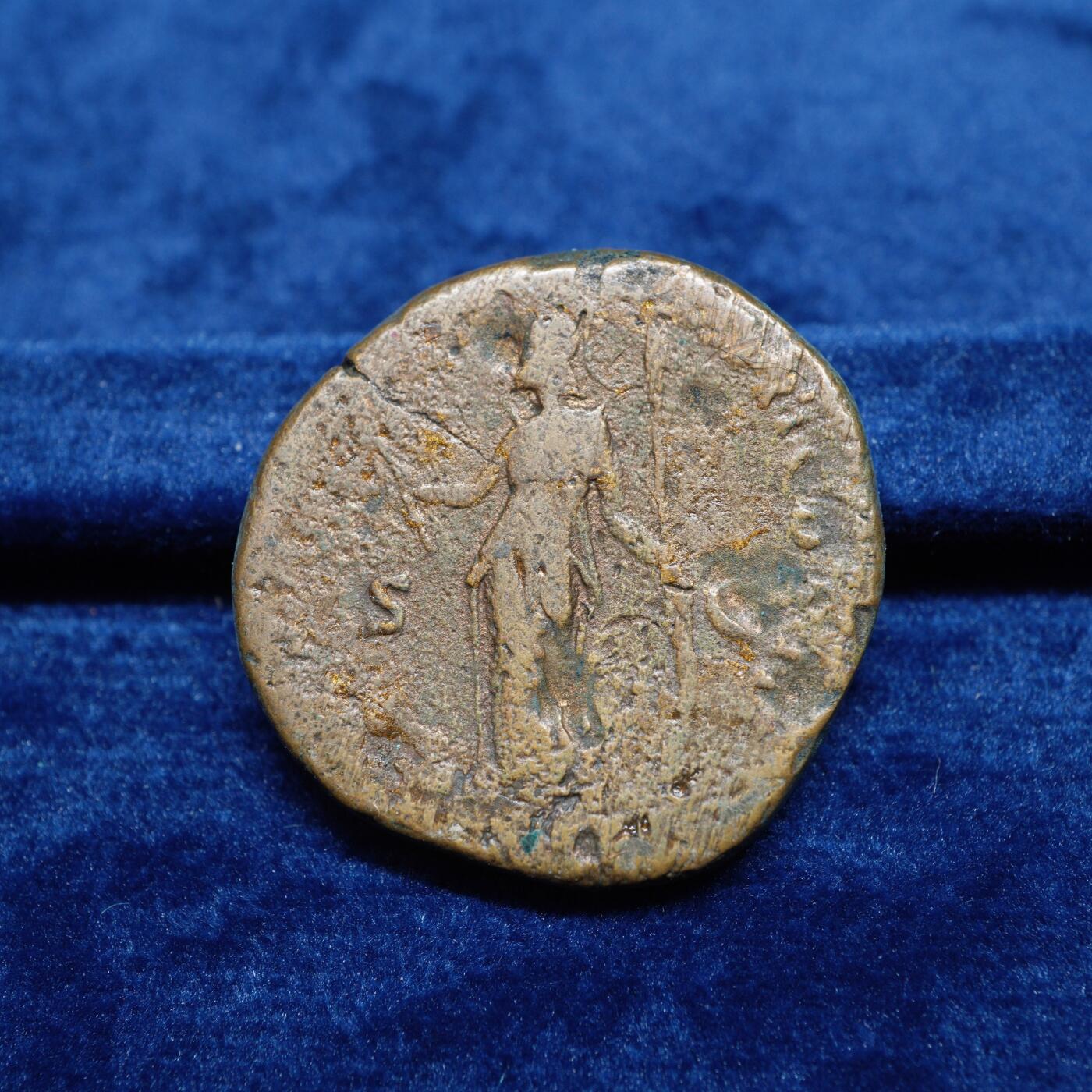 琋语集藏2026年02月欧洲古典打制币拍卖 古罗马帝国-马克.奥勒留赛斯特提大铜币