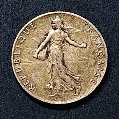 【全场包邮】纯粹捡漏拍496场-持续更新中 - 法国1918年播种女神50分银币