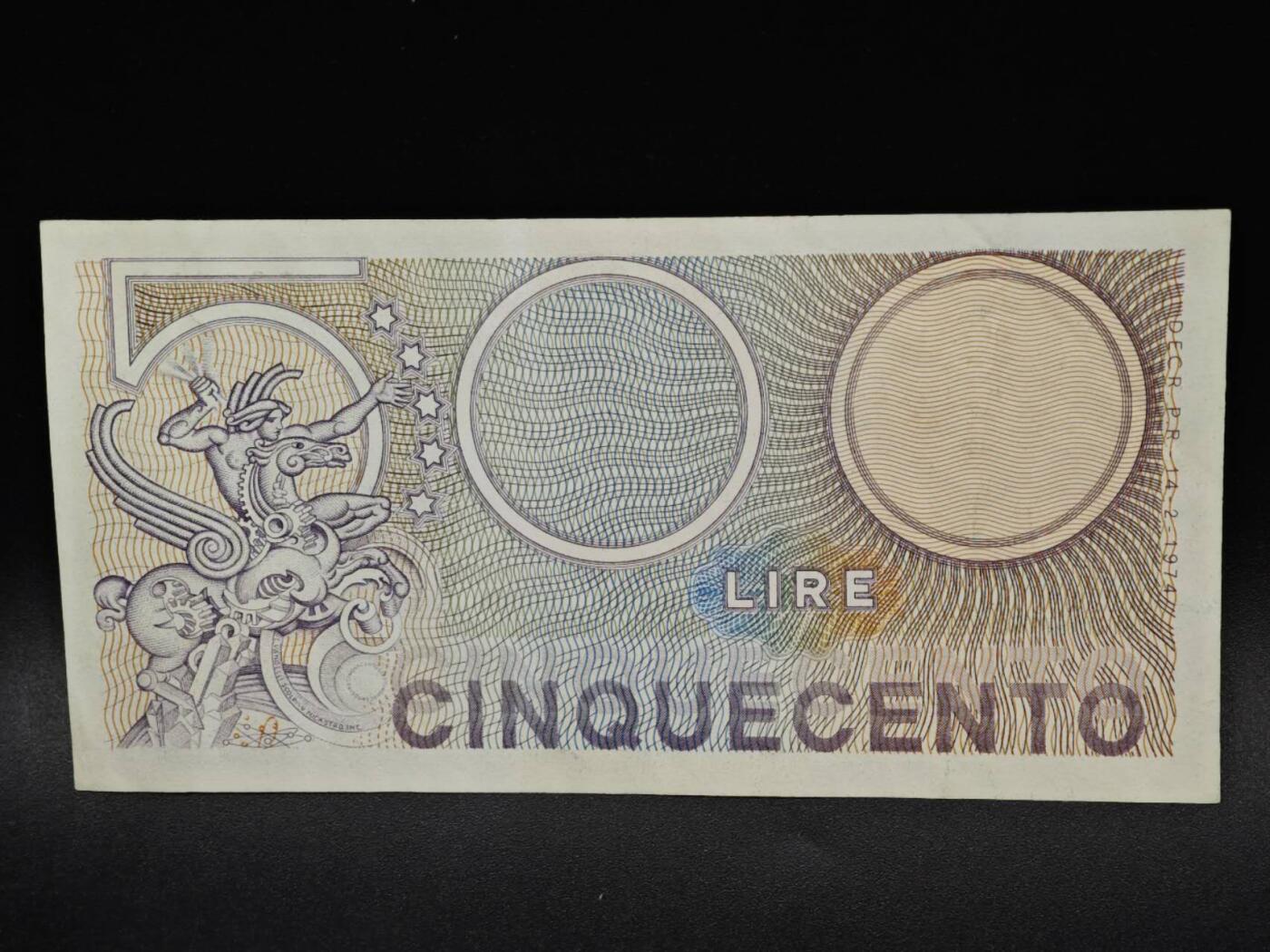 【淘币小摊】限时拍第八百五十二拍  无佣金福利纸币场  满百包邮可预留两周  周一统一发货  意大利500里拉纸币