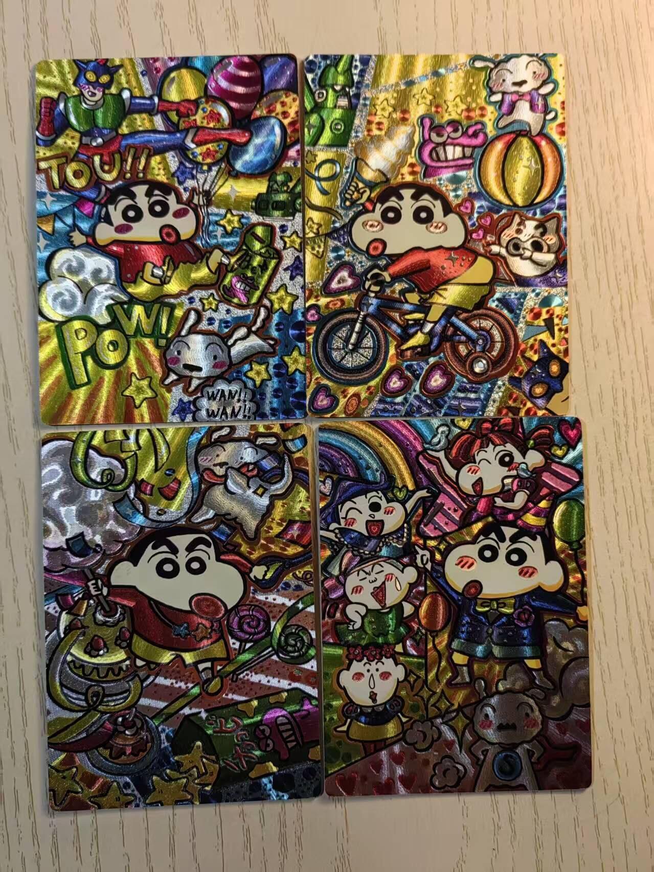 春节前倒数第三场！！龙虎卡牌-七三场（满200元包邮，无佣金，每周六结拍，欢迎送拍） 粗闪4张 奇点 蜡笔小新第二弹 一套