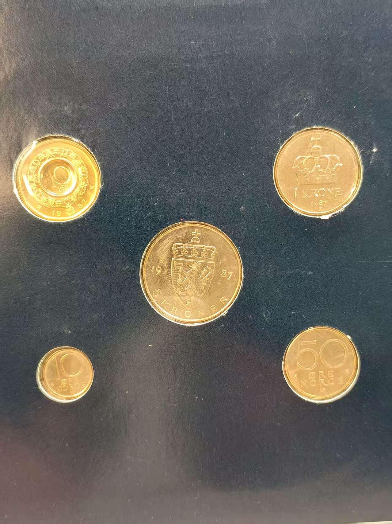 G&W世界散币，银币处理专场（第44场） 富兰克林-挪威5枚套