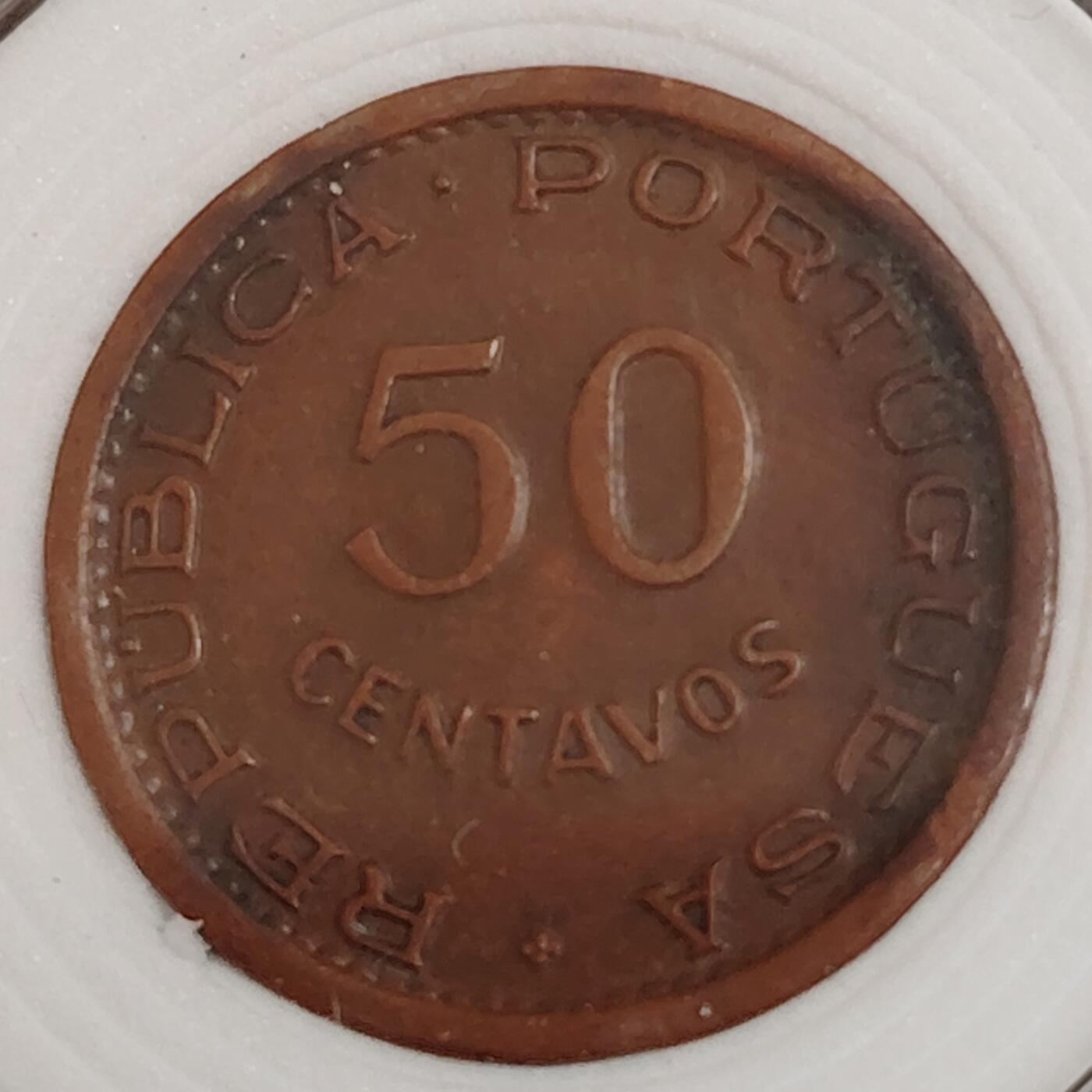 布加迪🐬～世界钱币(上海)🌾第 271 期 /  各国套币和散币 安哥拉🇦🇴 1953年 50分